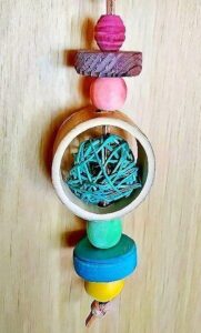 Bambusring mit Weidenkugel