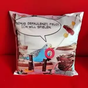 Kissen - Genug gefaulenzt Felo -Kissen