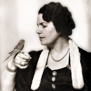 Wellensittichhaltung um 1930