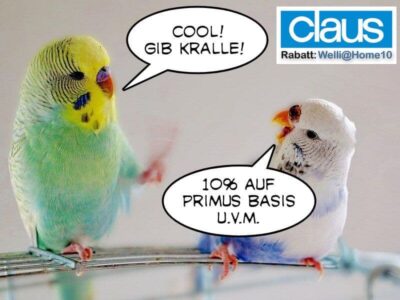 Rabatt auf Claus-Produkte