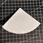 gefaltete Schablone gefaltete Schablone