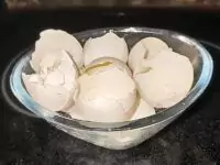 Eierschalen im Ofen
