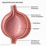 Kropf - Querschnitt Querschnitt des Kropfes