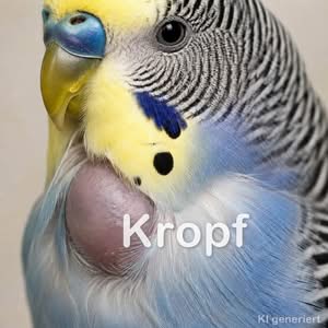 Der Kropf des Wellensittichs