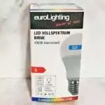 Vollspektrum-LED-Birne für das Vogelzimmer