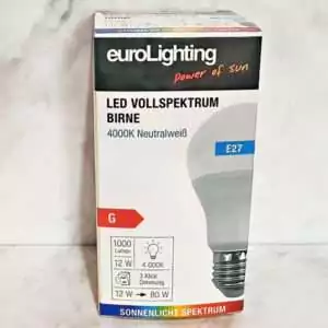 Vollspektrum-LED-Birne für das Vogelzimmer