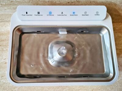 Eingeschalteter Trinkbrunnen