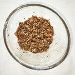 Masse nach dem Quellen