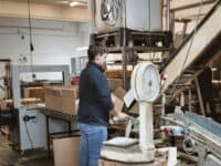 Verpacken Verpacken der Bestellungen