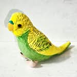 Plüschvogel als Dummy zum Üben der Fixierung