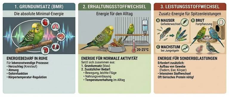 Stoffwechsel beim Wellensittich Stoffwechsel beim Wellensittich