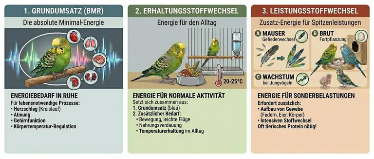 Stoffwechsel beim Wellensittich Stoffwechsel beim Wellensittich