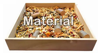 Material-Wühlkiste Material für die Wühlkiste