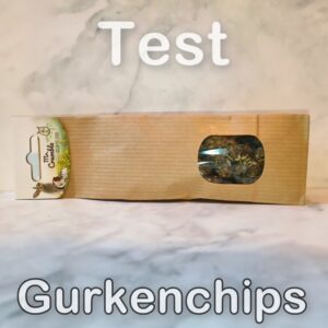Gurkenchips mit Kräutern